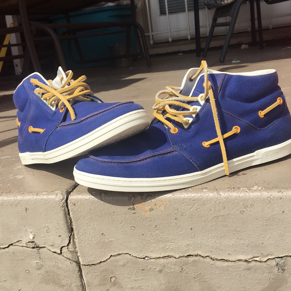 Gucci X Mark Ronson boat shoes